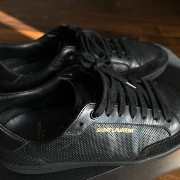 COURT CLASSIC SL/10 SNEAKERS IN PERFORATED LEATHER AND SUEDE - Picture 2 of 10